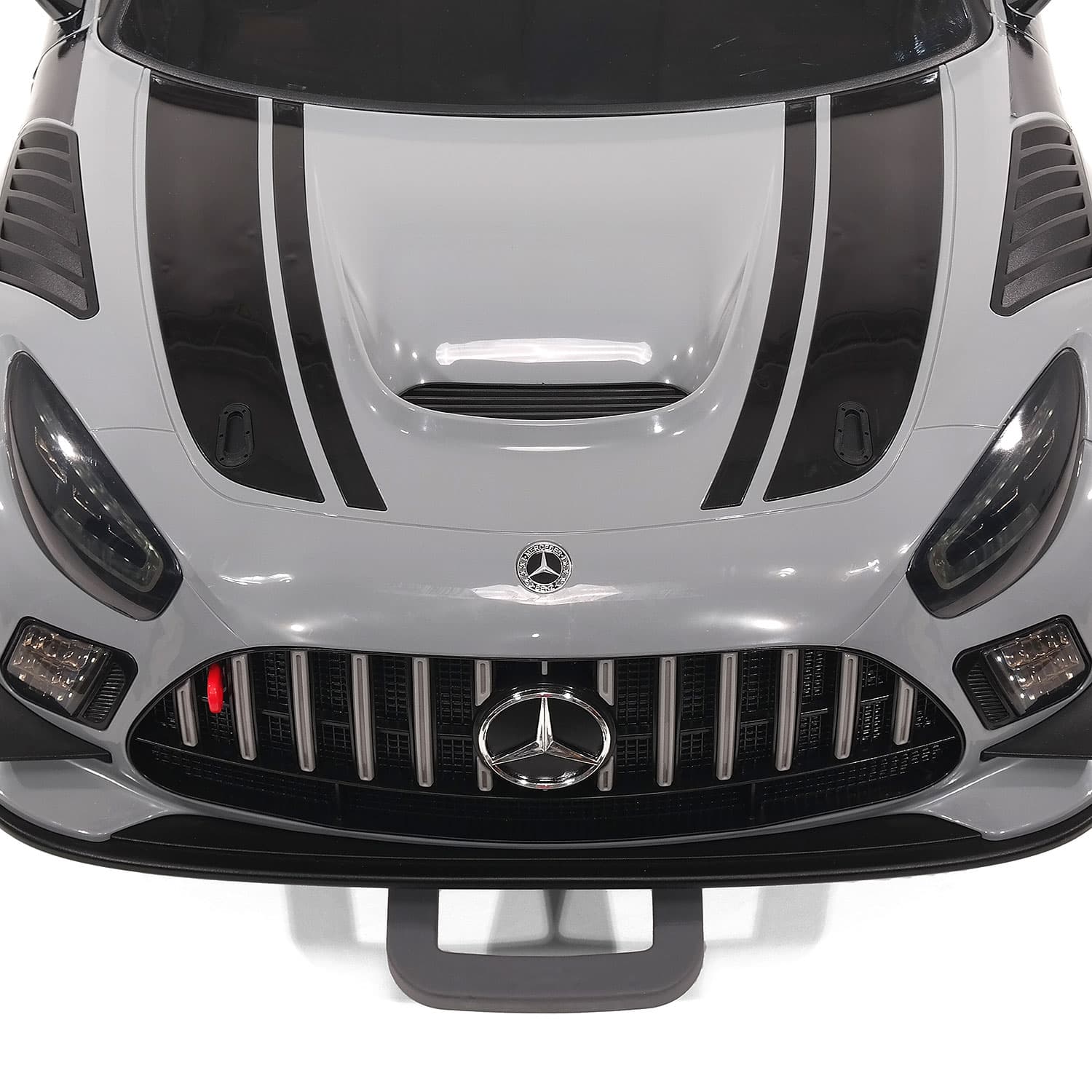 Mercedes AMG GT3 EVO 12V Kids Ride-On Car with R/C Parental Remote | White