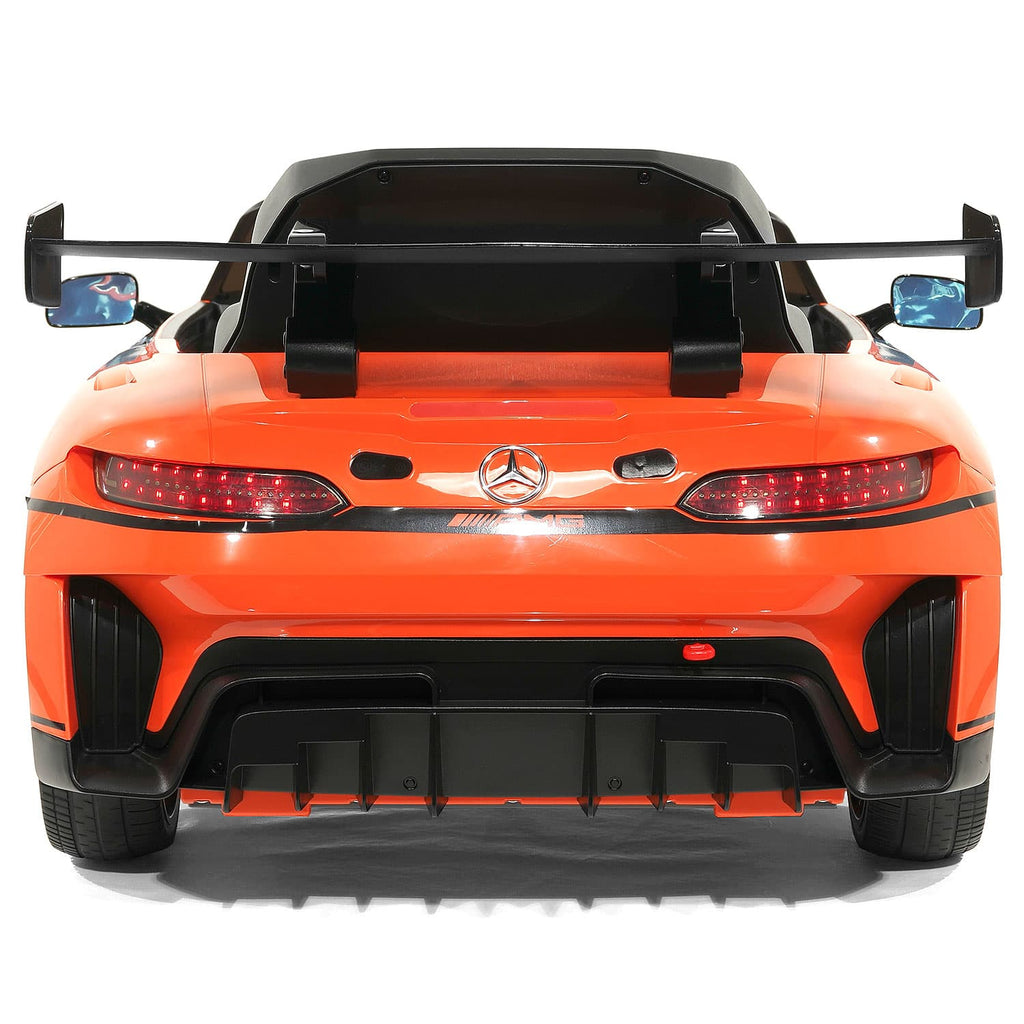 Mercedes AMG GT3 EVO 12V Kids Ride-On Car with R/C Parental Remote | Orange