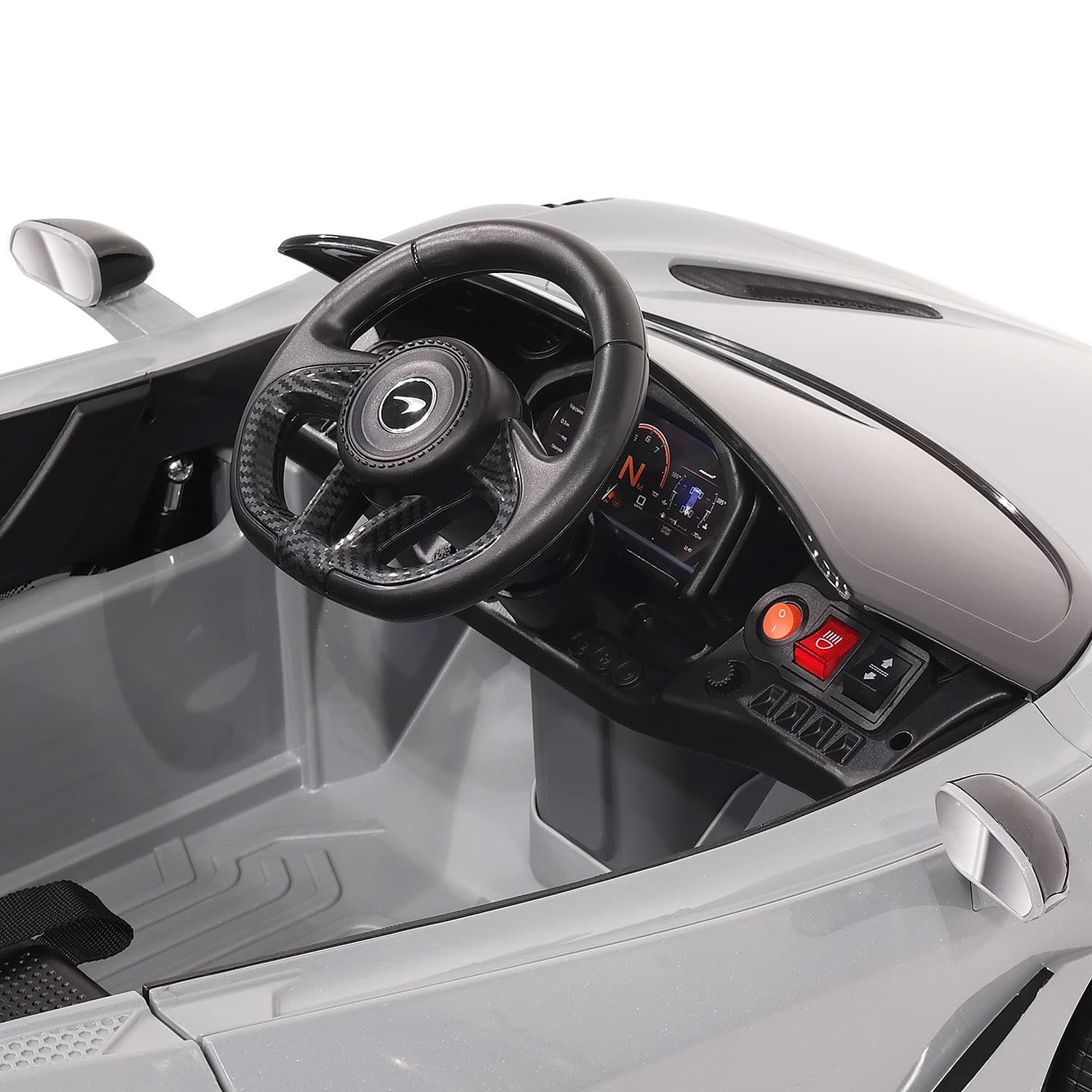 McLaren 765LT 12V Kids Ride-On Car with R/C Parental Remote | Black