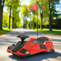 360° Drift Glider 24V Kids Ride-On Go-Kart | Red