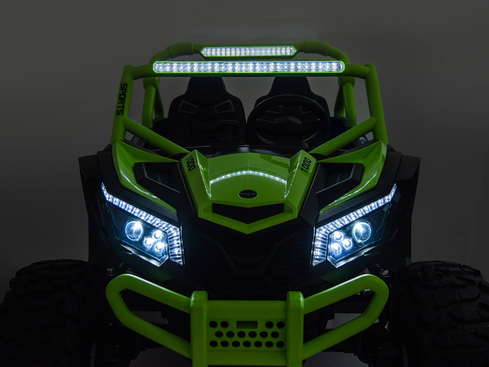 Ridington MAX-R 24V Kids Ride-On UTV Buggy with R/C Parental Remote | Green