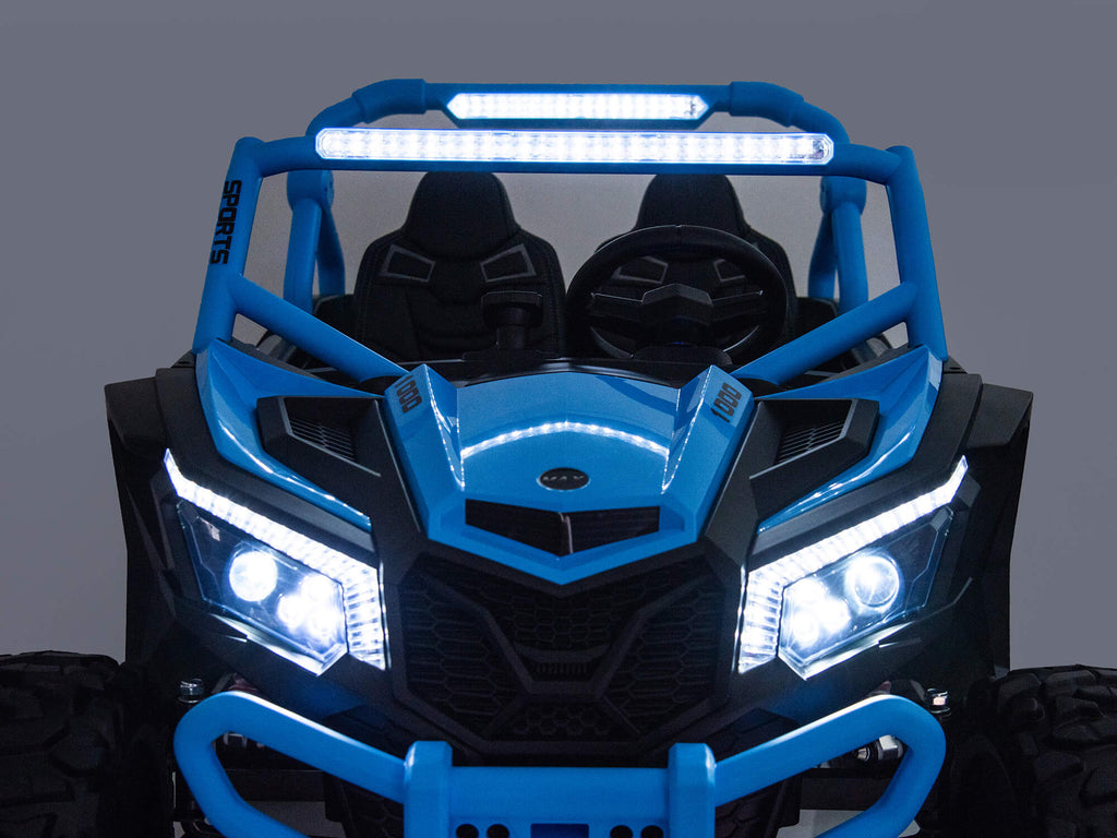 Ridington MAX-R 24V Kids Ride-On UTV Buggy with R/C Parental Remote | Blue