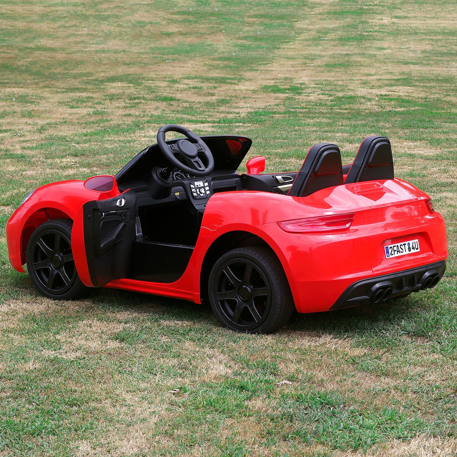 Roadster XXL Sport 24V Big Kids Ride-On Car | Red