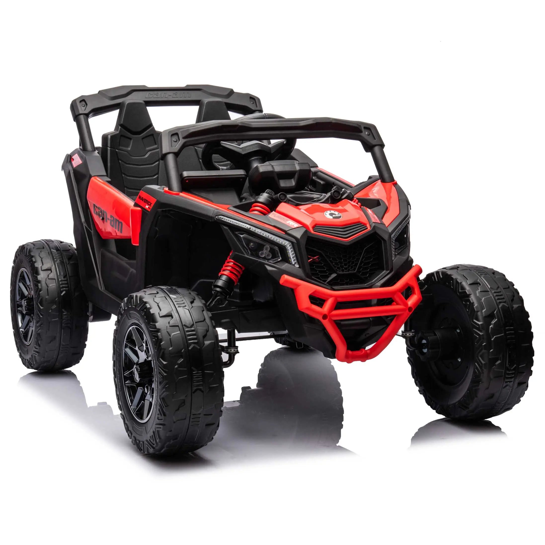 Can-Am Maverick Custom Edition 24V Kids Ride-On UTV Buggy Car | Red