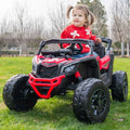 Can-Am Maverick Custom Edition 24V Kids Ride-On UTV Buggy Car | Red