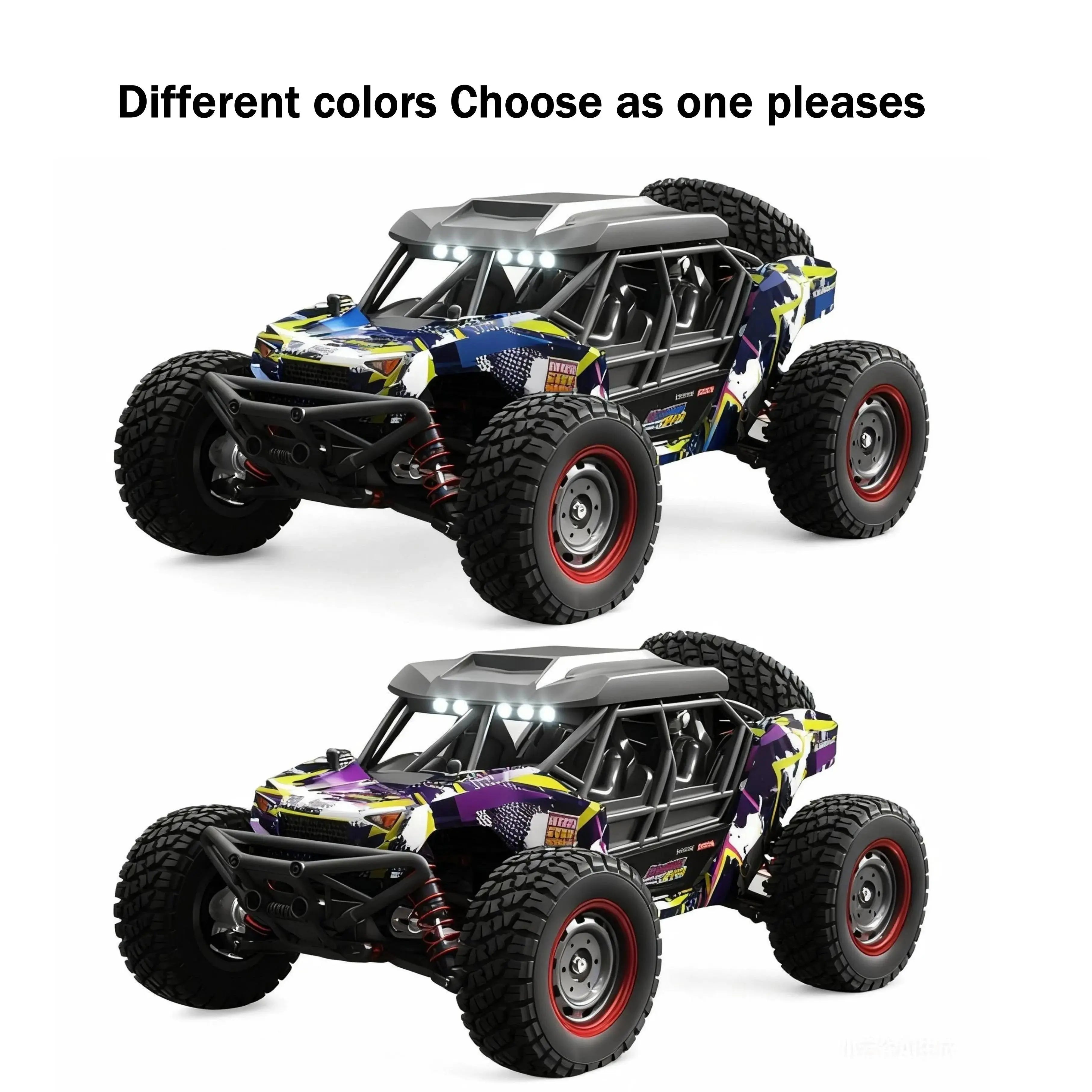 16106Pro 4WD Remote Control Monster Truck with Brushless Motor, 70km/h for Outdoor Adventures