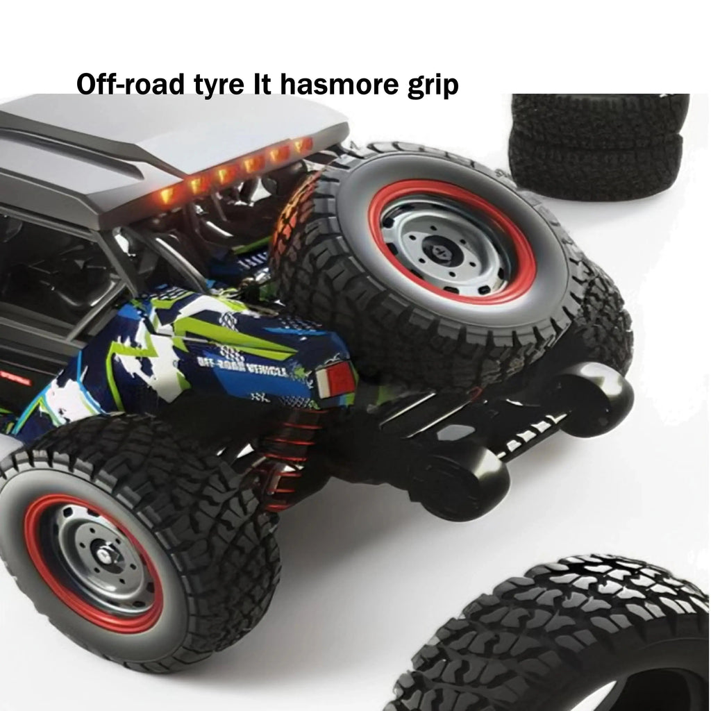 16106Pro 4WD Remote Control Monster Truck with Brushless Motor, 70km/h for Outdoor Adventures