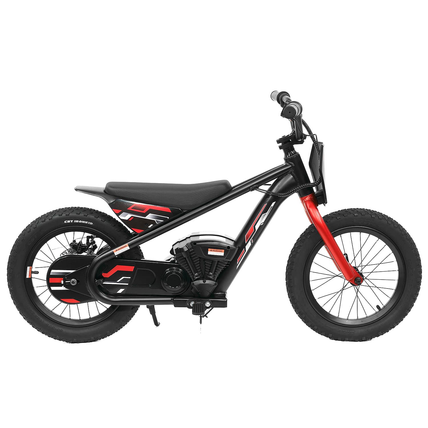 Big Kids 24V Electric Ride-On Balance Bike Scooter | Black