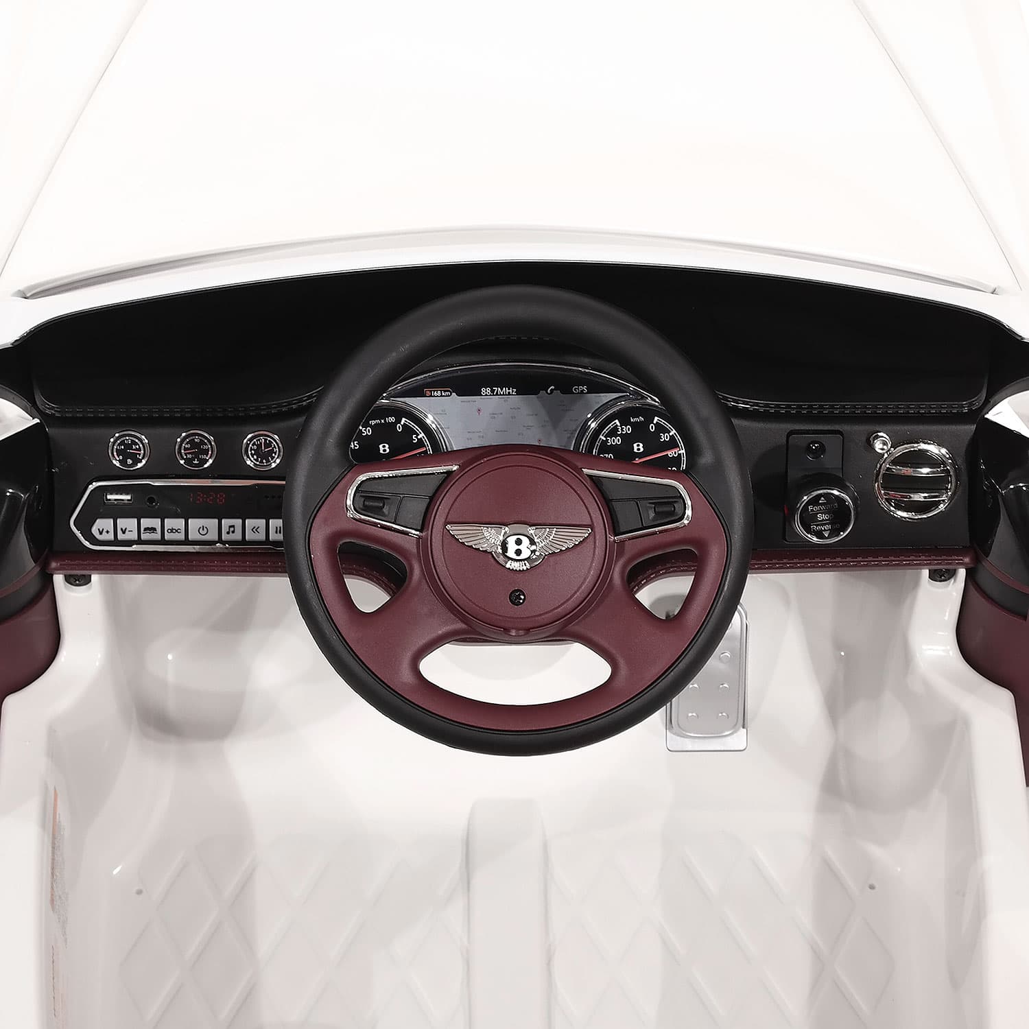 Bentley Mulsanne 12V Kids Ride on Car with Parental Remote Control | White