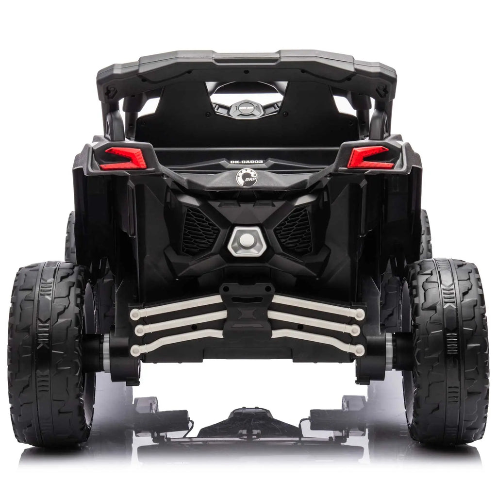 Can-Am Maverick Custom Edition 24V Kids Ride-On UTV Buggy Car | White