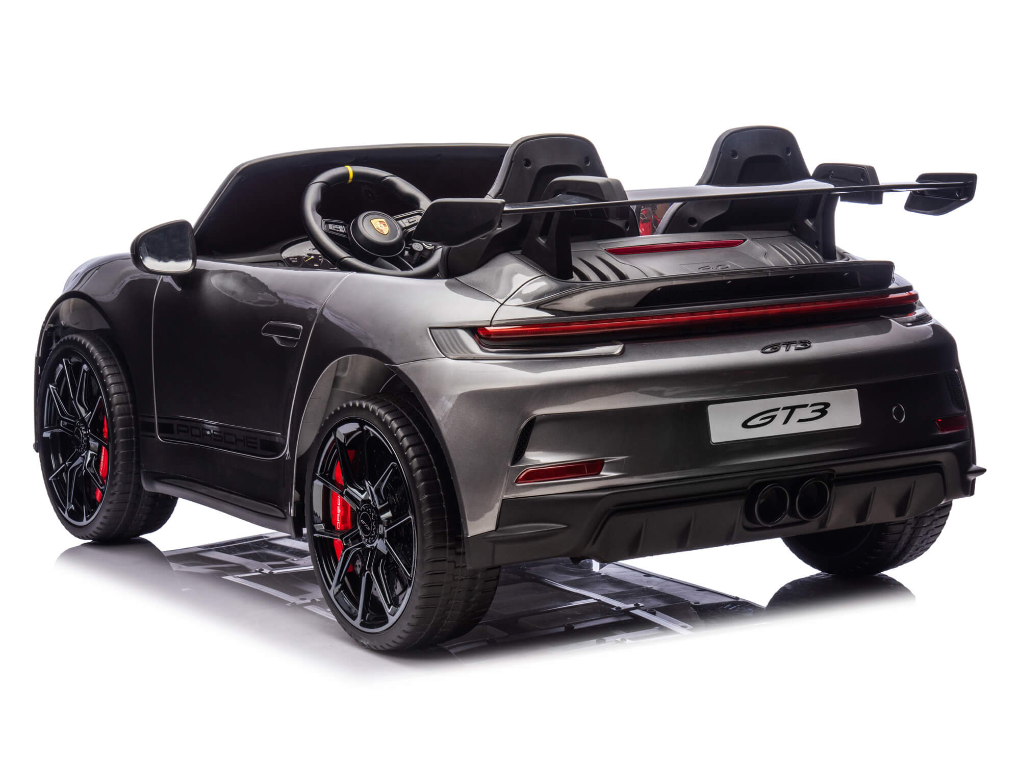 Porsche 911 GT3 24V Kids 2 (Two) Seater Ride On Car | Gray
