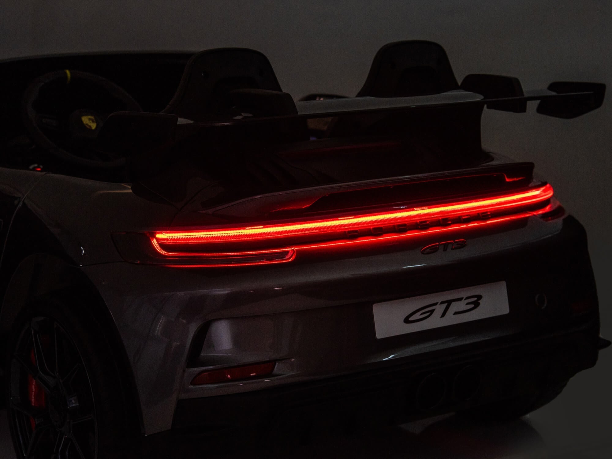 Porsche 911 GT3 24V Kids 2 (Two) Seater Ride On Car | Gray