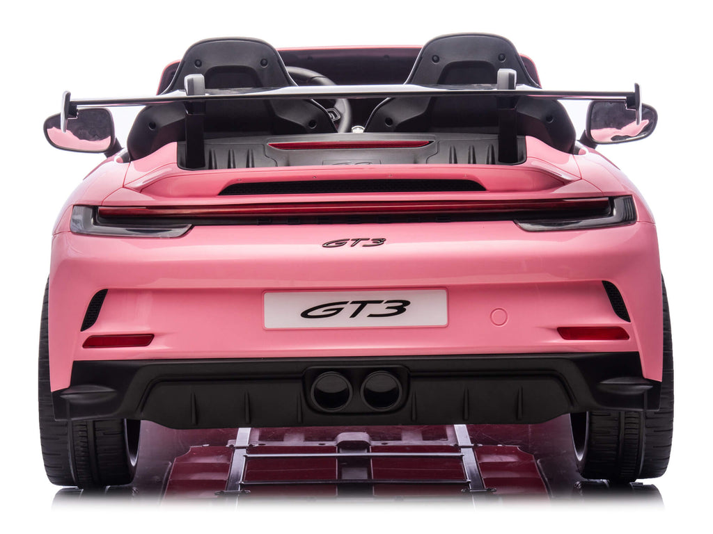 Porsche 911 GT3 24V Kids 2 (Two) Seater Ride On Car | Pink