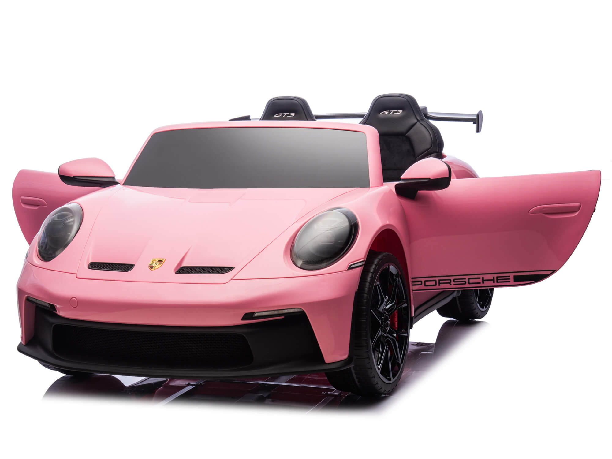 Porsche 911 GT3 24V Kids 2 (Two) Seater Ride On Car | Pink