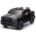 Dodge Ram 2500 Rebel 24V Kids Ride-On Car Truck with R/C Parental Remote | Black