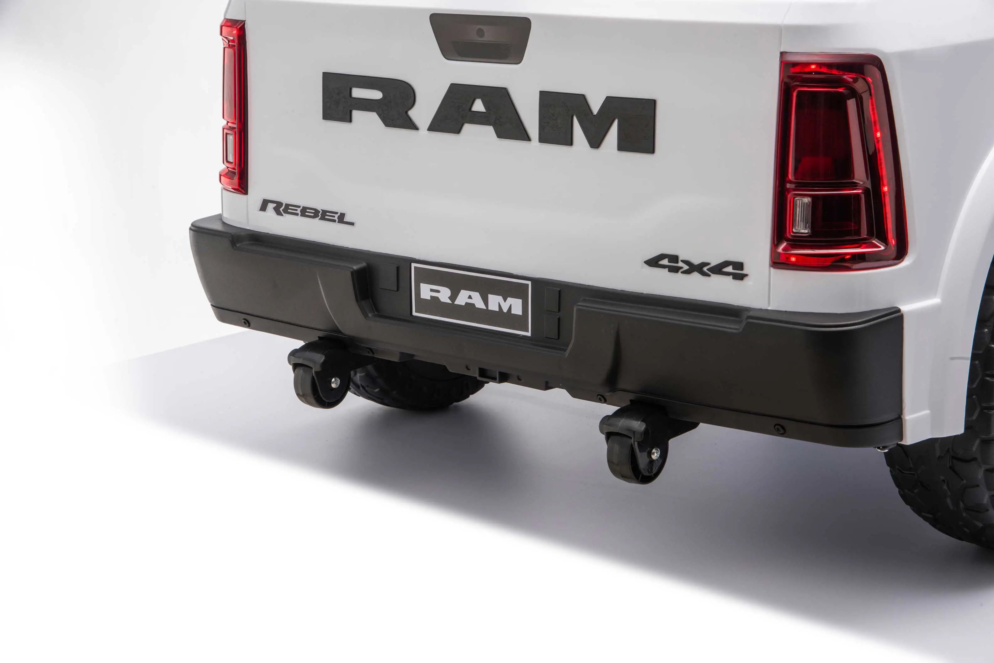 Dodge Ram 2500 Rebel 24V Kids Ride-On Car Truck with R/C Parental Remote | Gray
