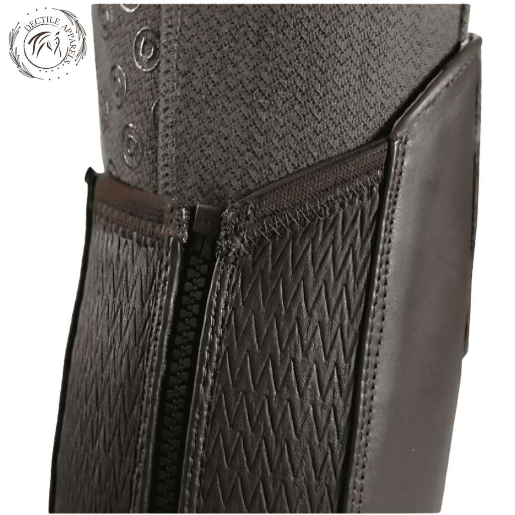 Brown Equestrian Half Chaps