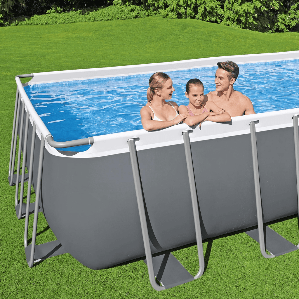 Bestway Steel Pro Max 21ft x 9ft x 52in Rectangular Above Ground Pool Set