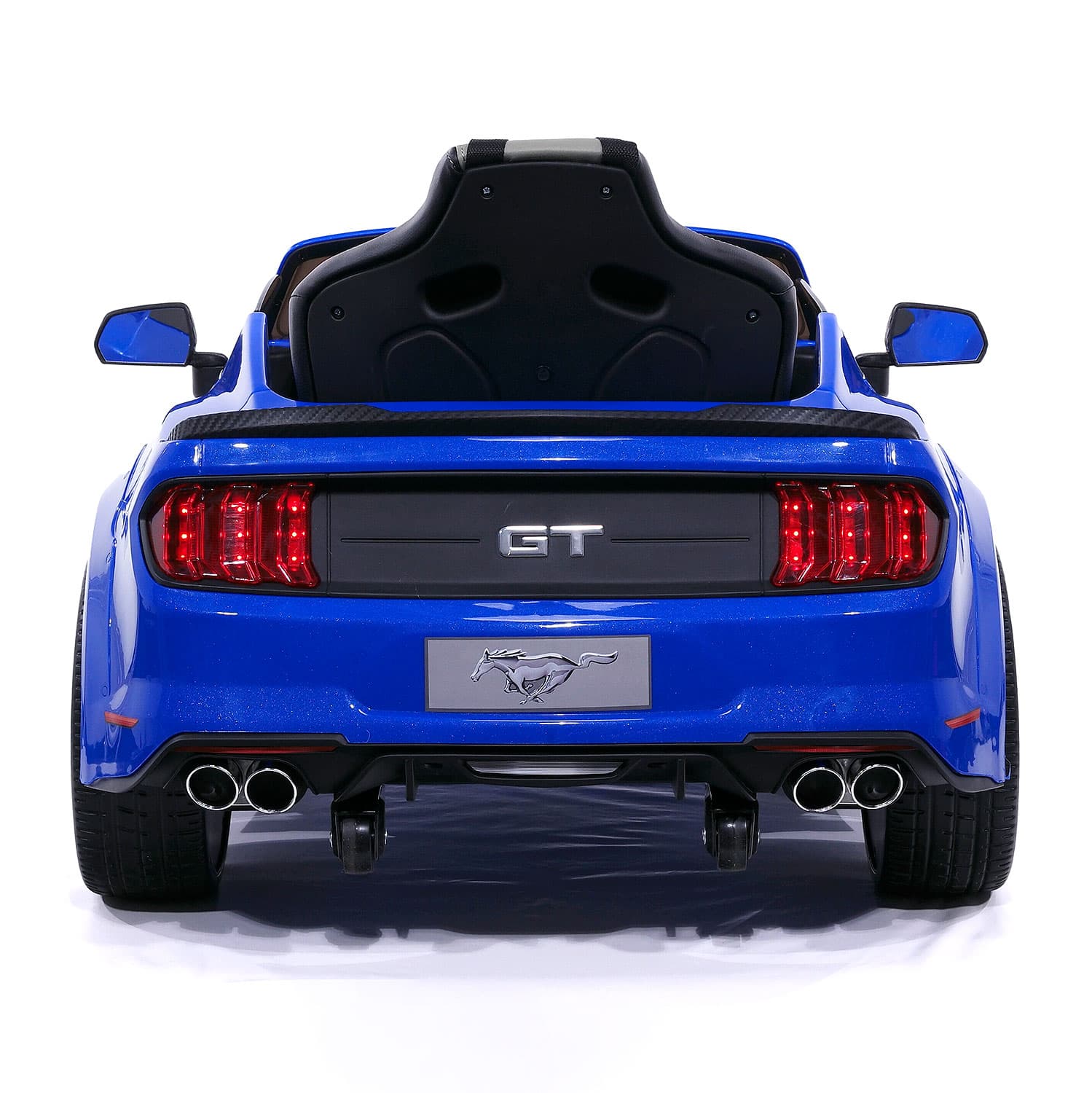 Ford Mustang GT Custom Edition 24V Kids Ride-On Car with R/C Parental Remote | Blue