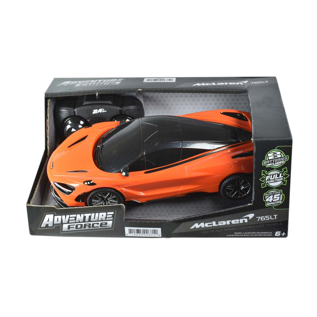 Adventure Force (1:22) McLaren 765LT RC Car, 2.4 Ghz, Licensed by McLaren, 220031A