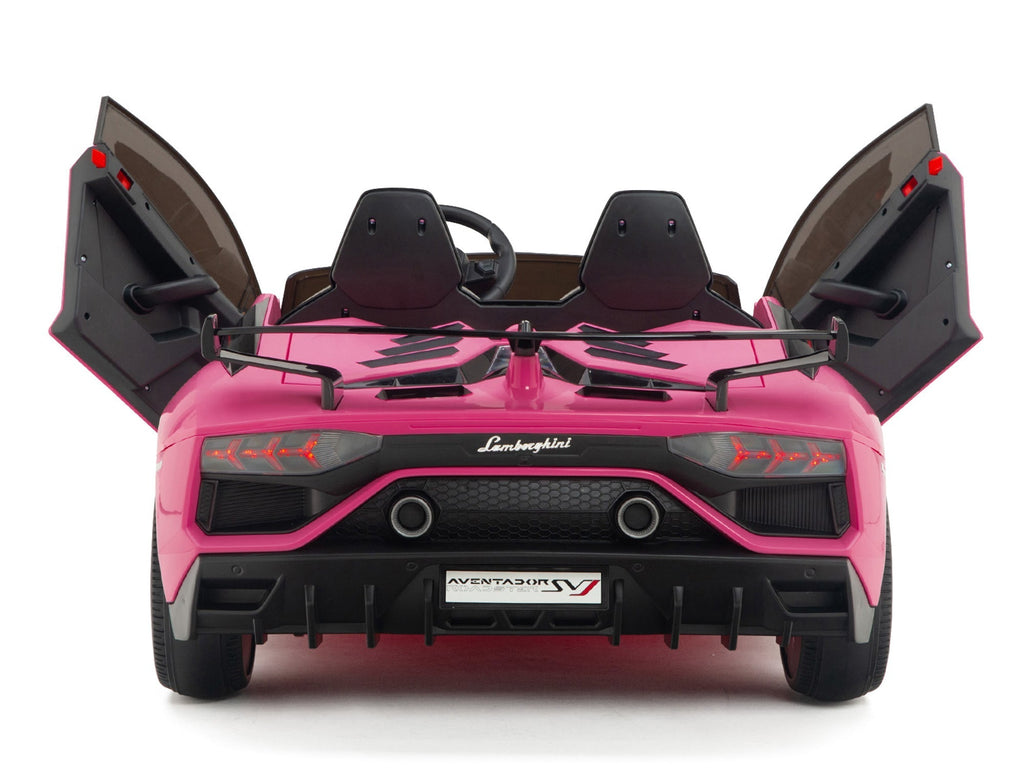 Lamborghini Aventador SVJ Drift Edition 24V Kids Ride-On Car with R/C Parental Remote | Pink