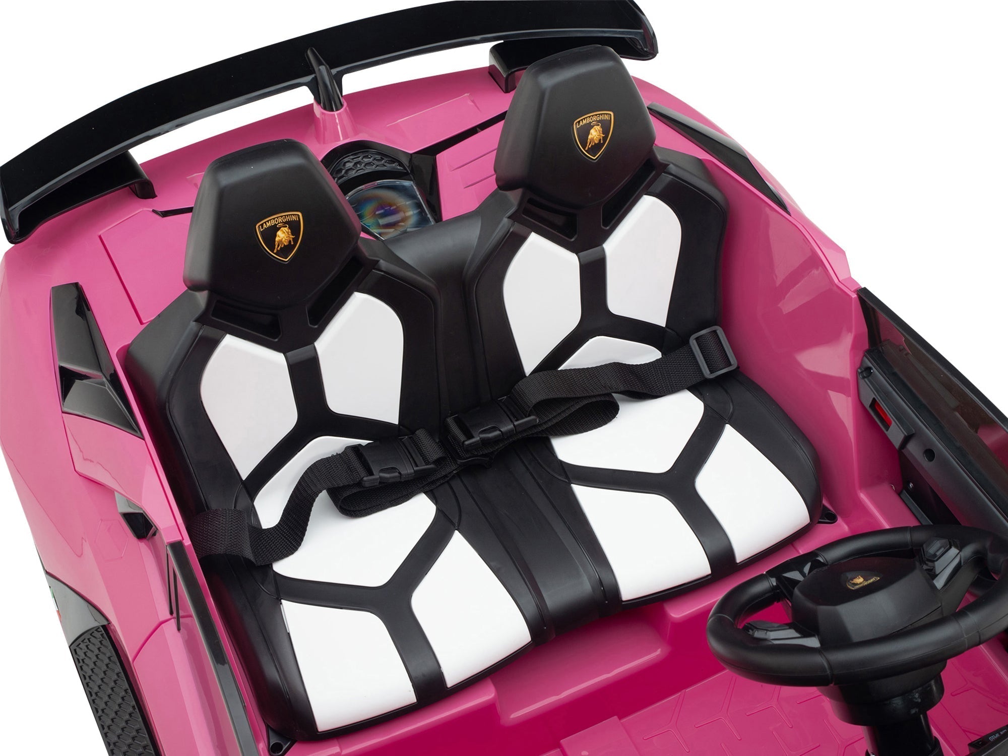 Lamborghini Aventador SVJ Drift Edition 24V Kids Ride-On Car with R/C Parental Remote | Pink