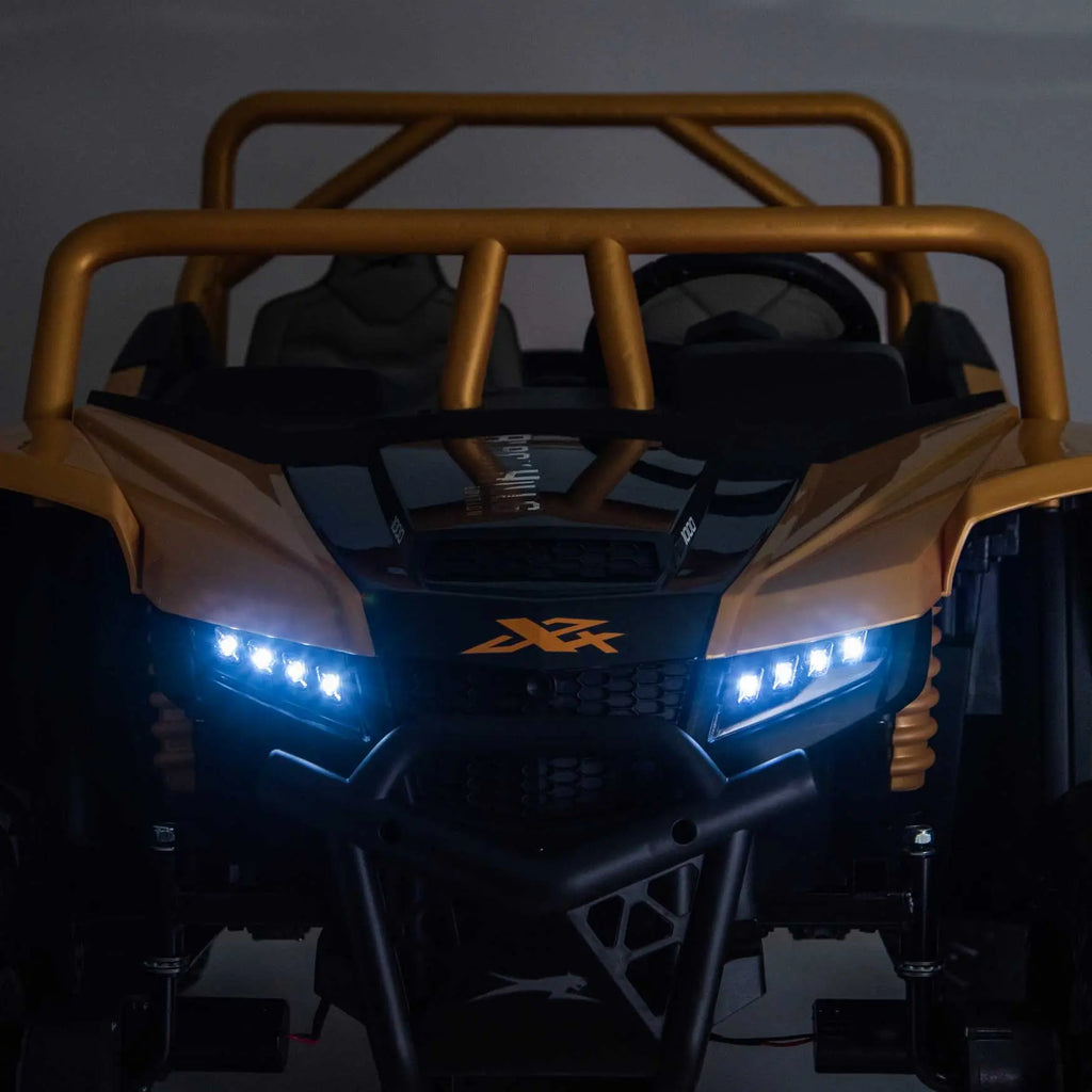 Arctic Cat XL 24V 4WD Kids Ride-On UTV with R/C Parental Remote | Honey Gold