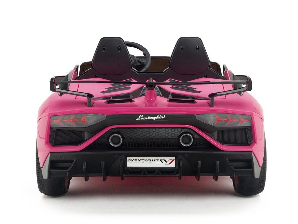 Lamborghini Aventador SVJ Drift Edition 24V Kids Ride-On Car with R/C Parental Remote | Pink