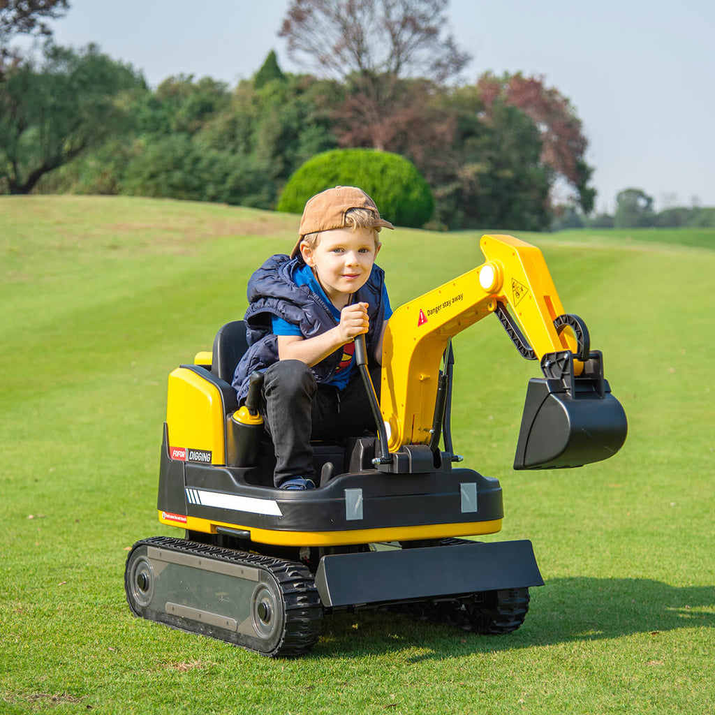 Outdoortoys Kids Electric Ride On Digger