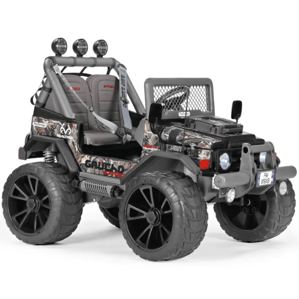 Peg Perego Gaucho Pro Realtree Camo Electric Ride On Buggy