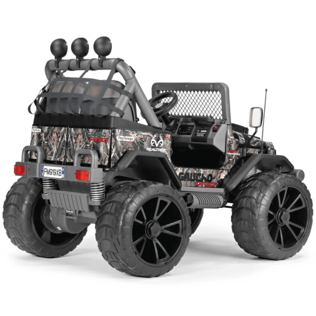 Peg Perego Gaucho Pro Realtree Camo Electric Ride On Buggy