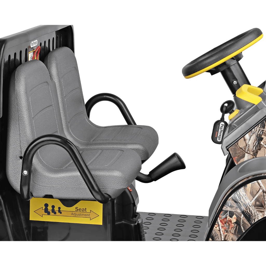 Peg Perego John Deere Gator HPX Camo Electric Ride On UTV Tractor