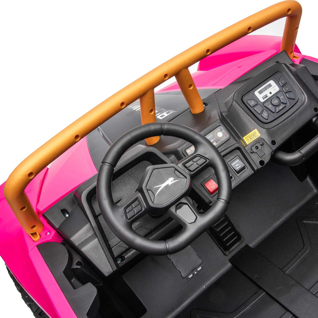 Arctic Cat XL 24V 4WD Kids Ride-On UTV with R/C Parental Remote | Pink
