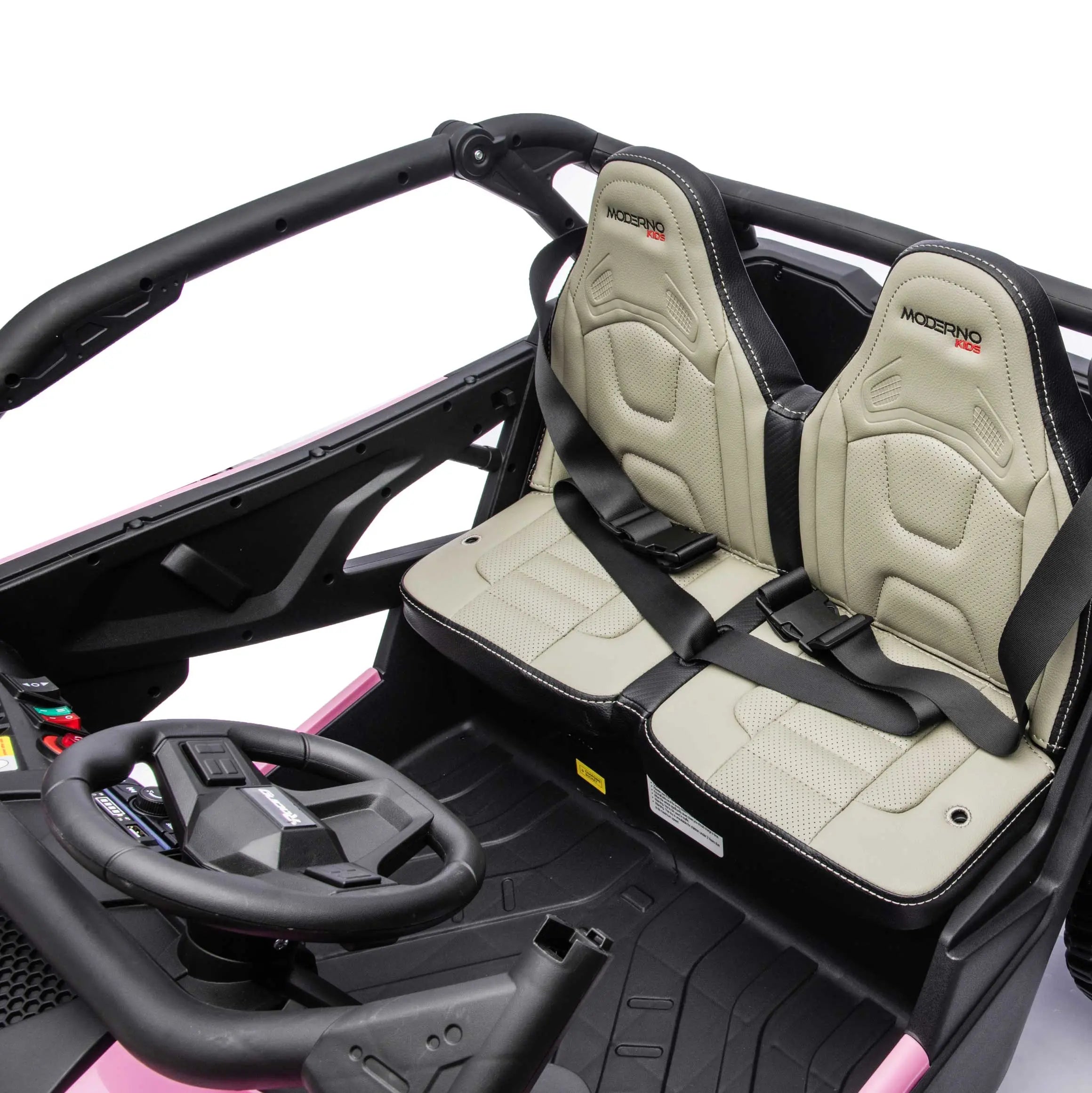 Trail Runner 24V 4WD Kids Ride-On UTV with R/C Parental Remote | Pink