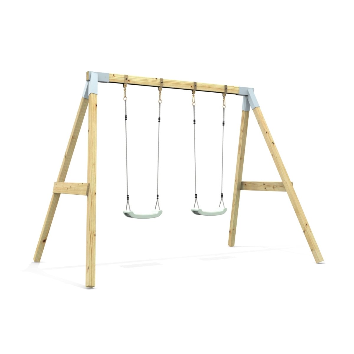 PolarPlay Premium Double Swing Set