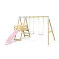PolarPlay Premium Double Swing Set with Slide