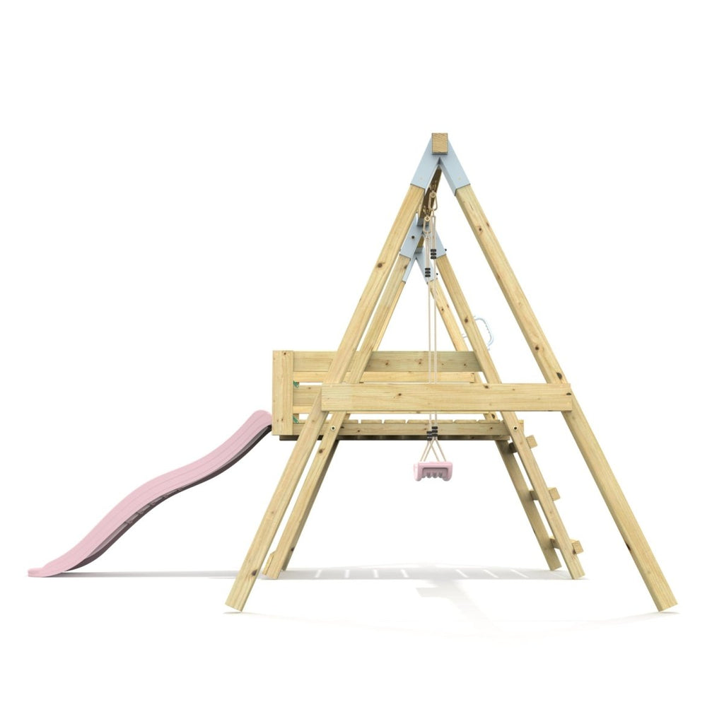 PolarPlay Premium Single Swing Set with Slide