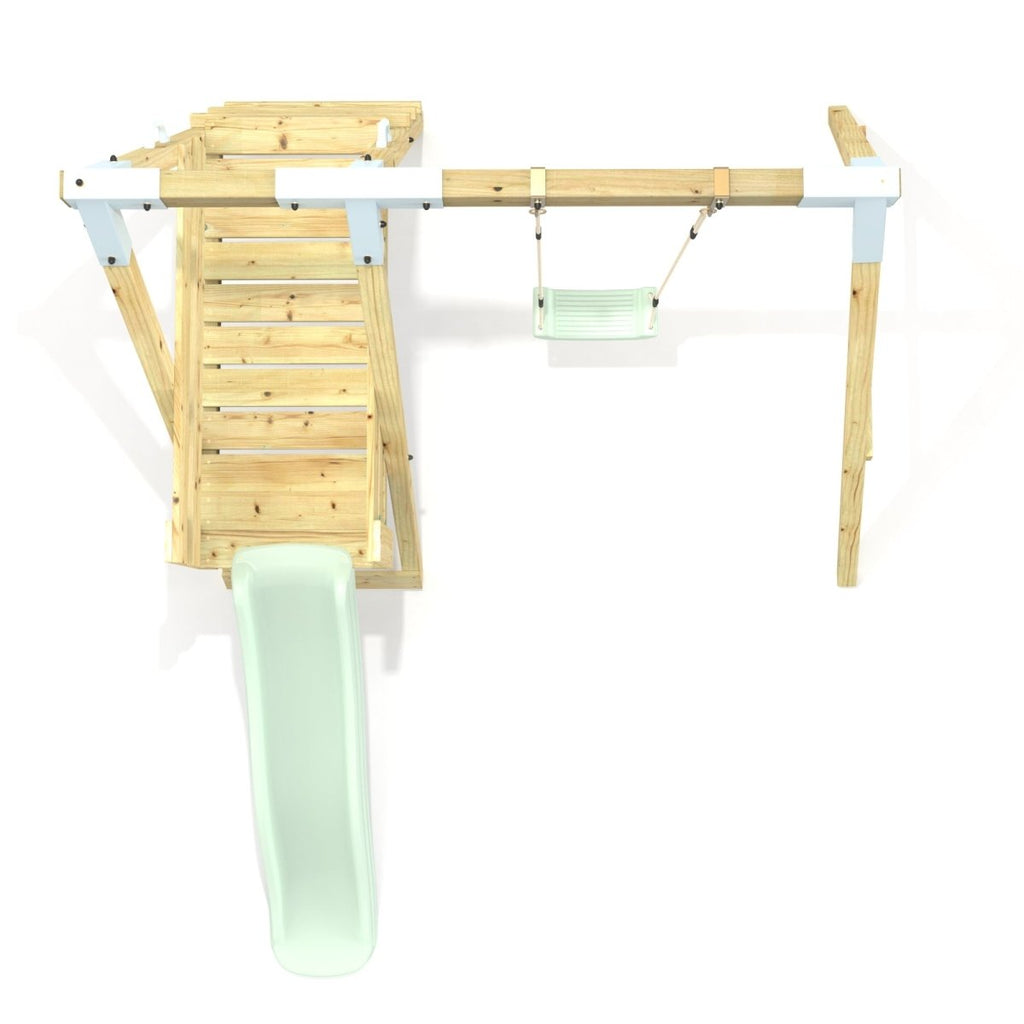 PolarPlay Premium Single Swing Set with Slide