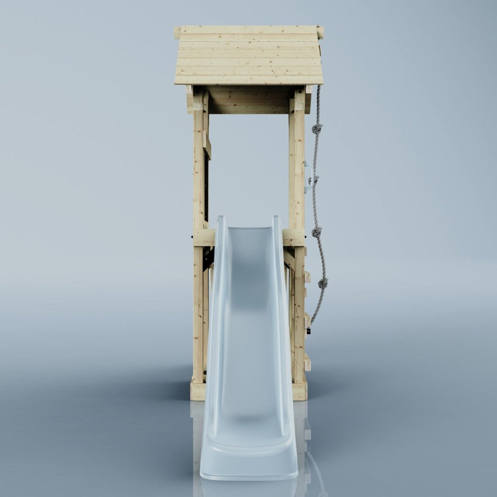 PolarPlay Tower Kids Wooden Climbing Frame - Yarin Mist