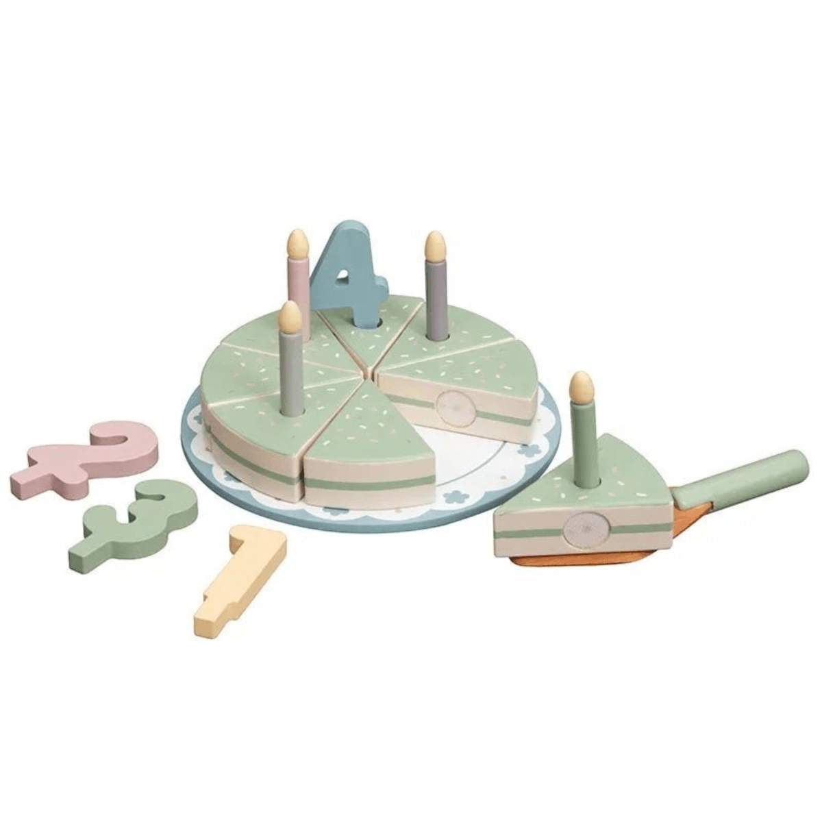 PolarPlay Wooden Early Education Toy Set - Counting