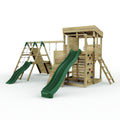 ClassicPlay Sentinel XL Lookout Tower with 3 Decks, Single Swing, Climbing Wall and Slides