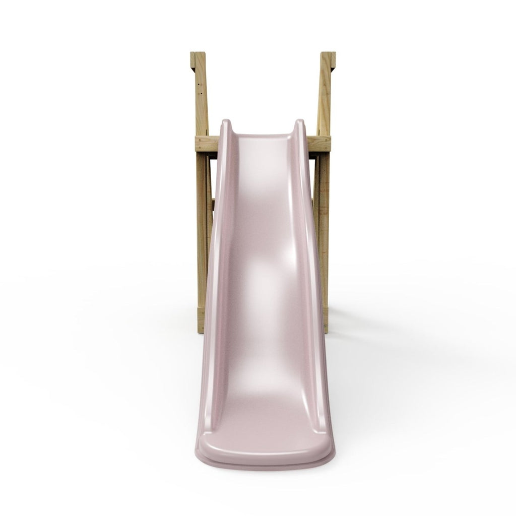 Rebo 6 ft Freestanding Kids Slide - Dusky Pink