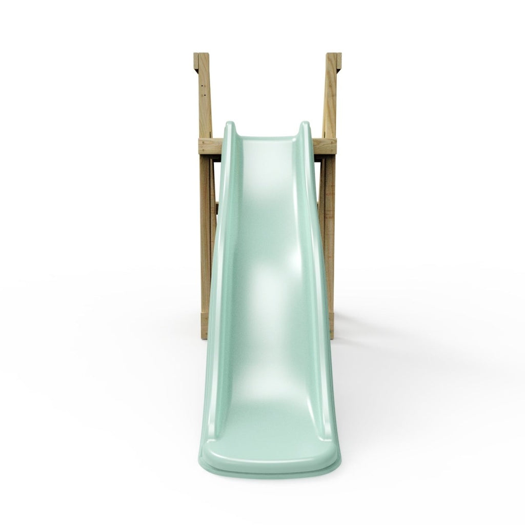 Rebo 6 ft Freestanding Kids Slide - Mint Green
