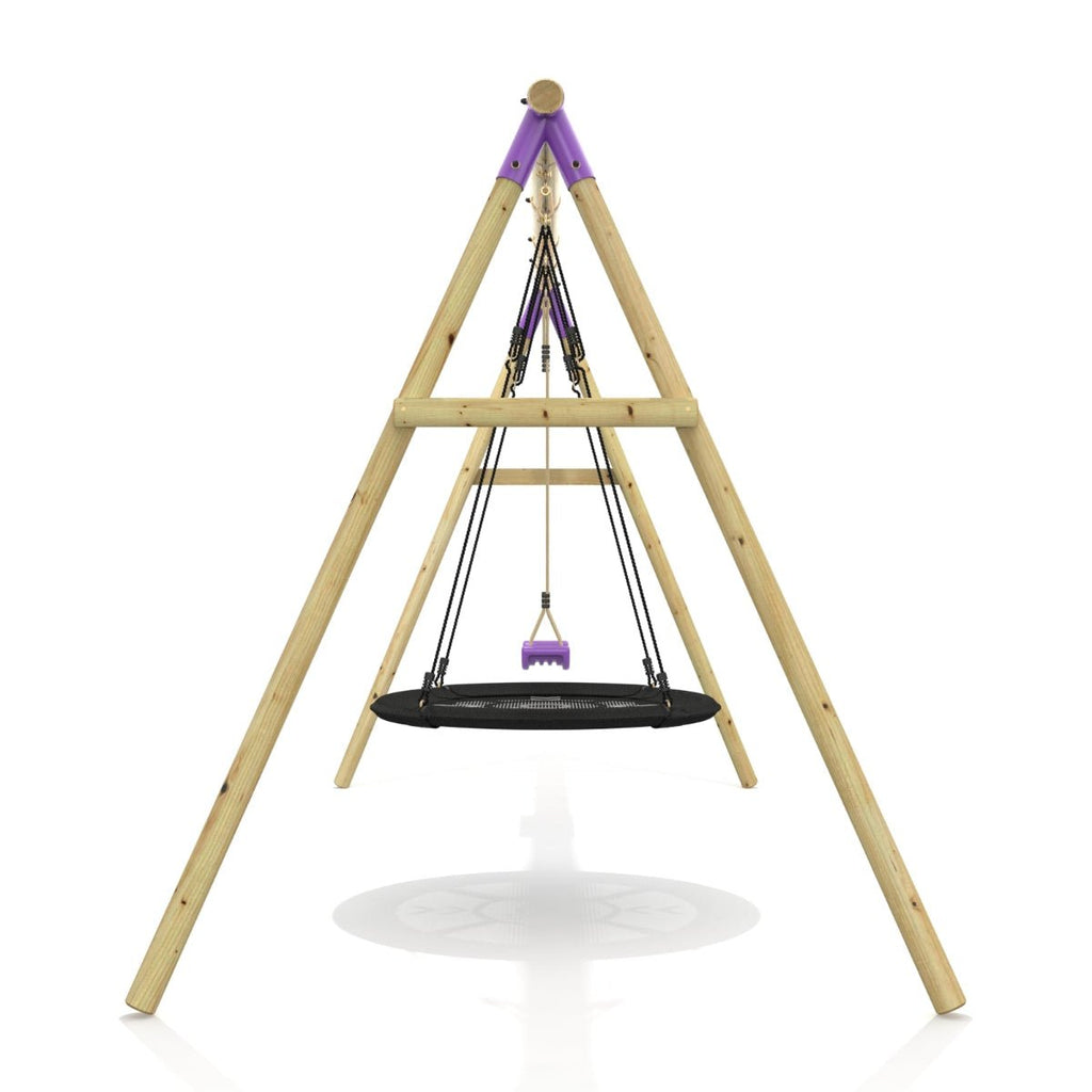 Rebo Double Swing Set - Meteorite Purple