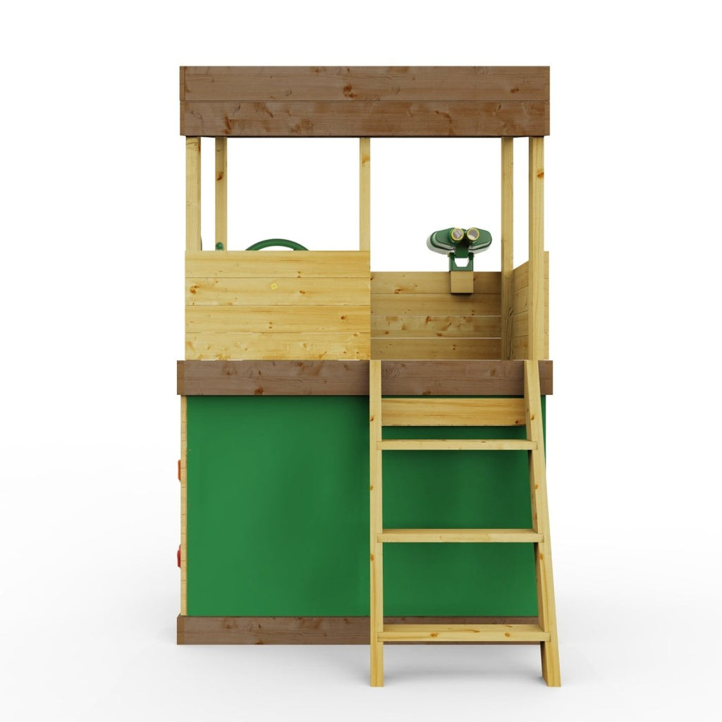 Rebo Lookout Tower with Wave Slide, Adventure and Den Packs
