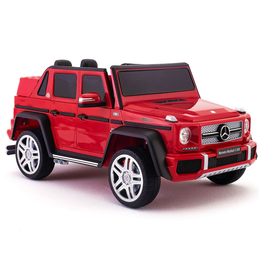 Mercedes Maybach G650 12V Kids Ride-On Car with Parental Remote | Cherry Red