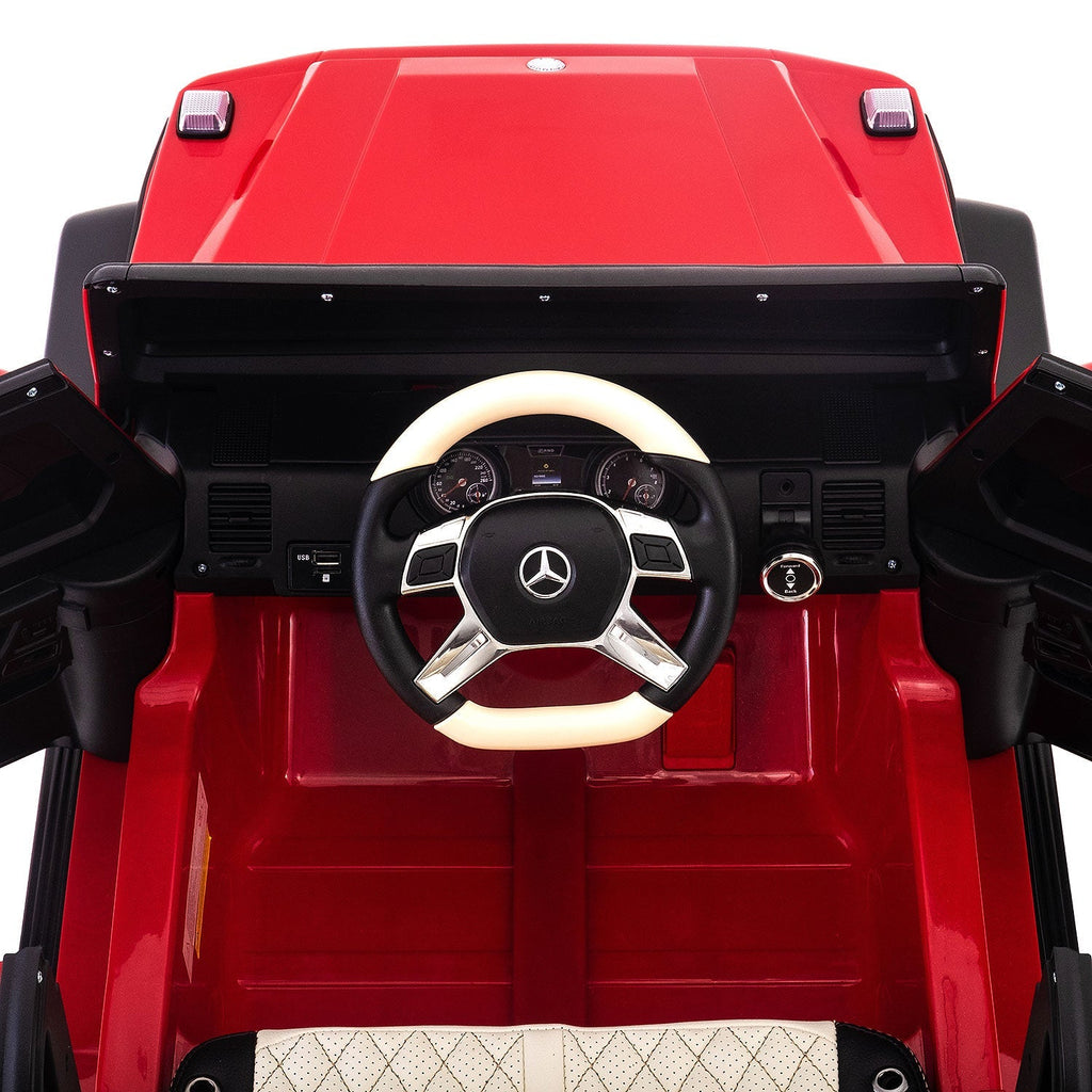 Mercedes Maybach G650 12V Kids Ride-On Car with Parental Remote | Cherry Red