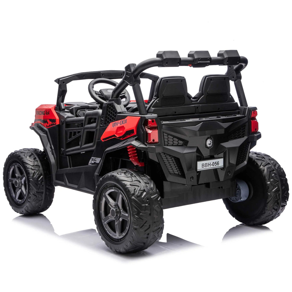 Trail Rider 24V 4WD Kids Ride-On UTV with R/C Parental Remote | Red