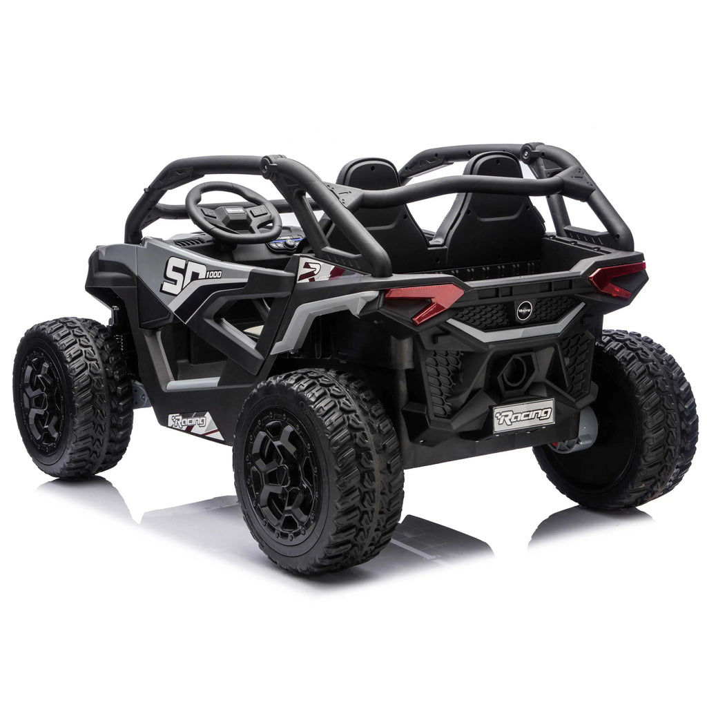 Trail Runner 24V 4WD Kids Ride-On UTV with R/C Parental Remote | Gray