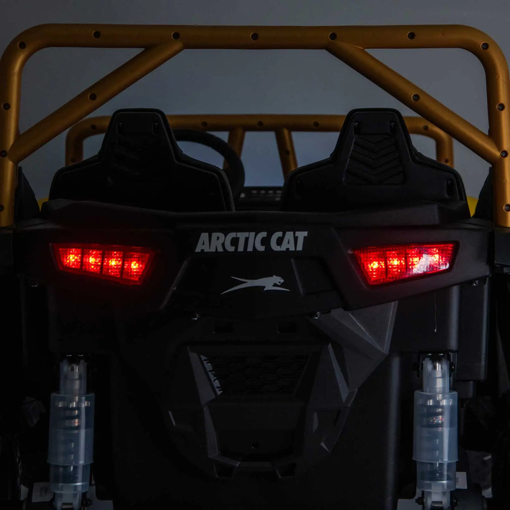 Arctic Cat XL 24V 4WD Kids Ride-On UTV with R/C Parental Remote | Yellow